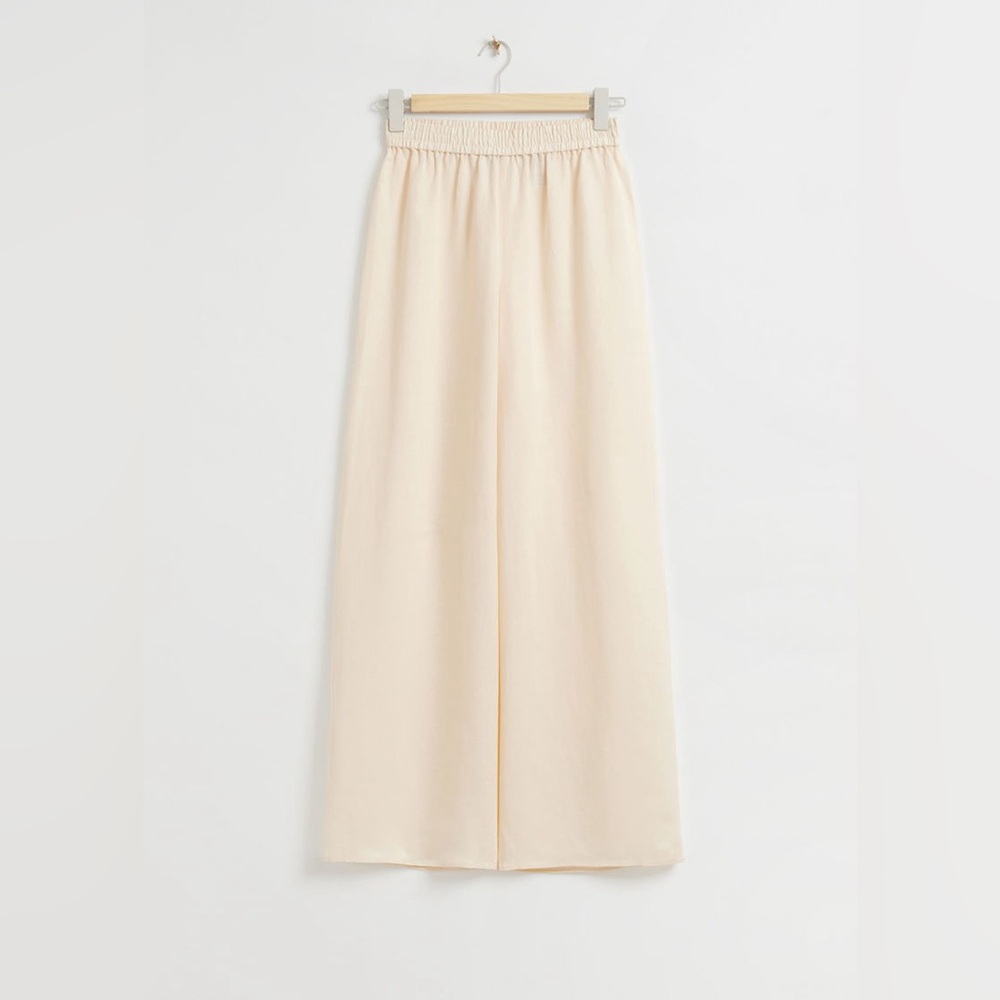 & Other Stories Relaxed Pull-On Linen Trousers - Picture 2 of 10